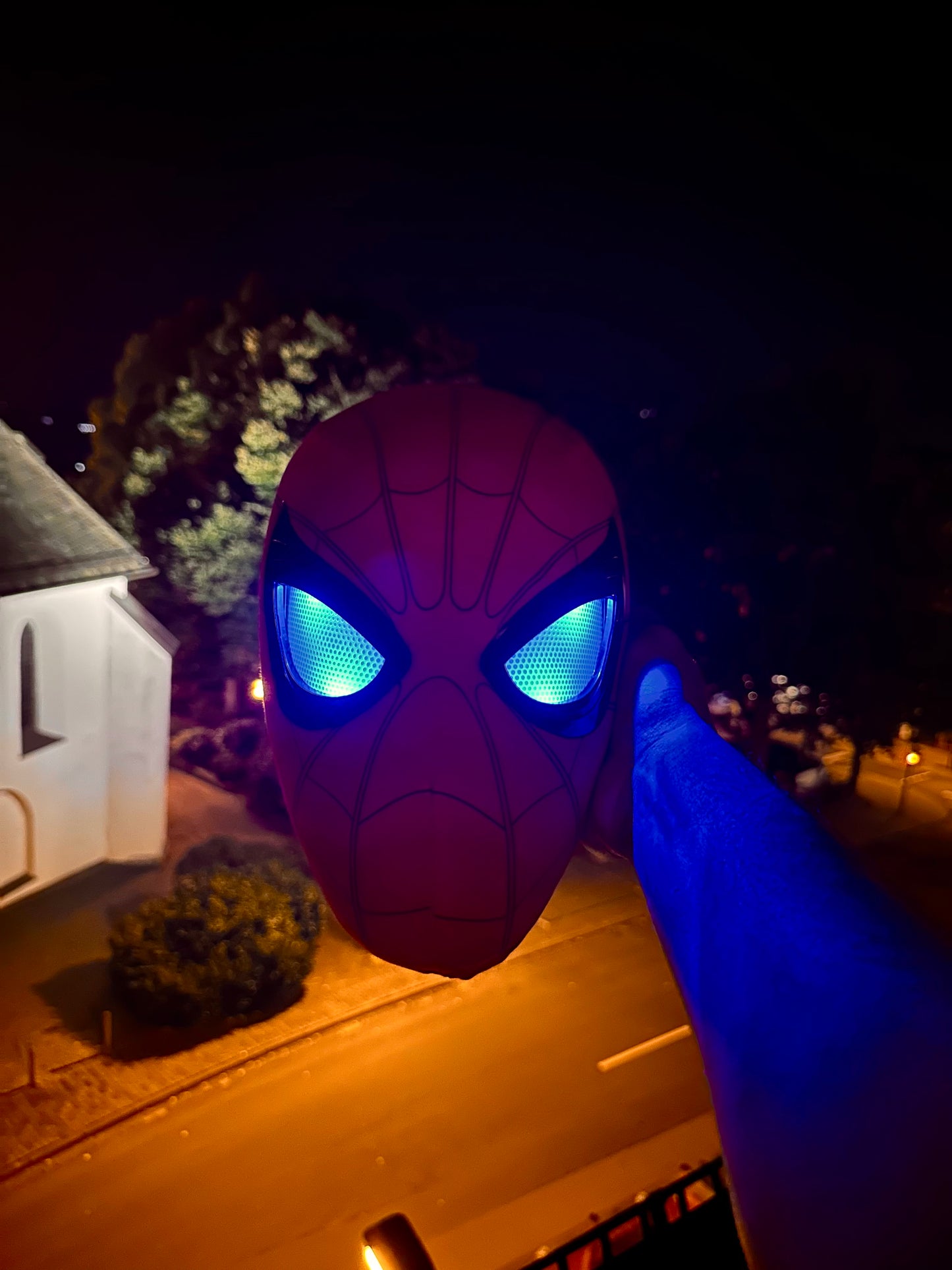 Electric Spidey Mask