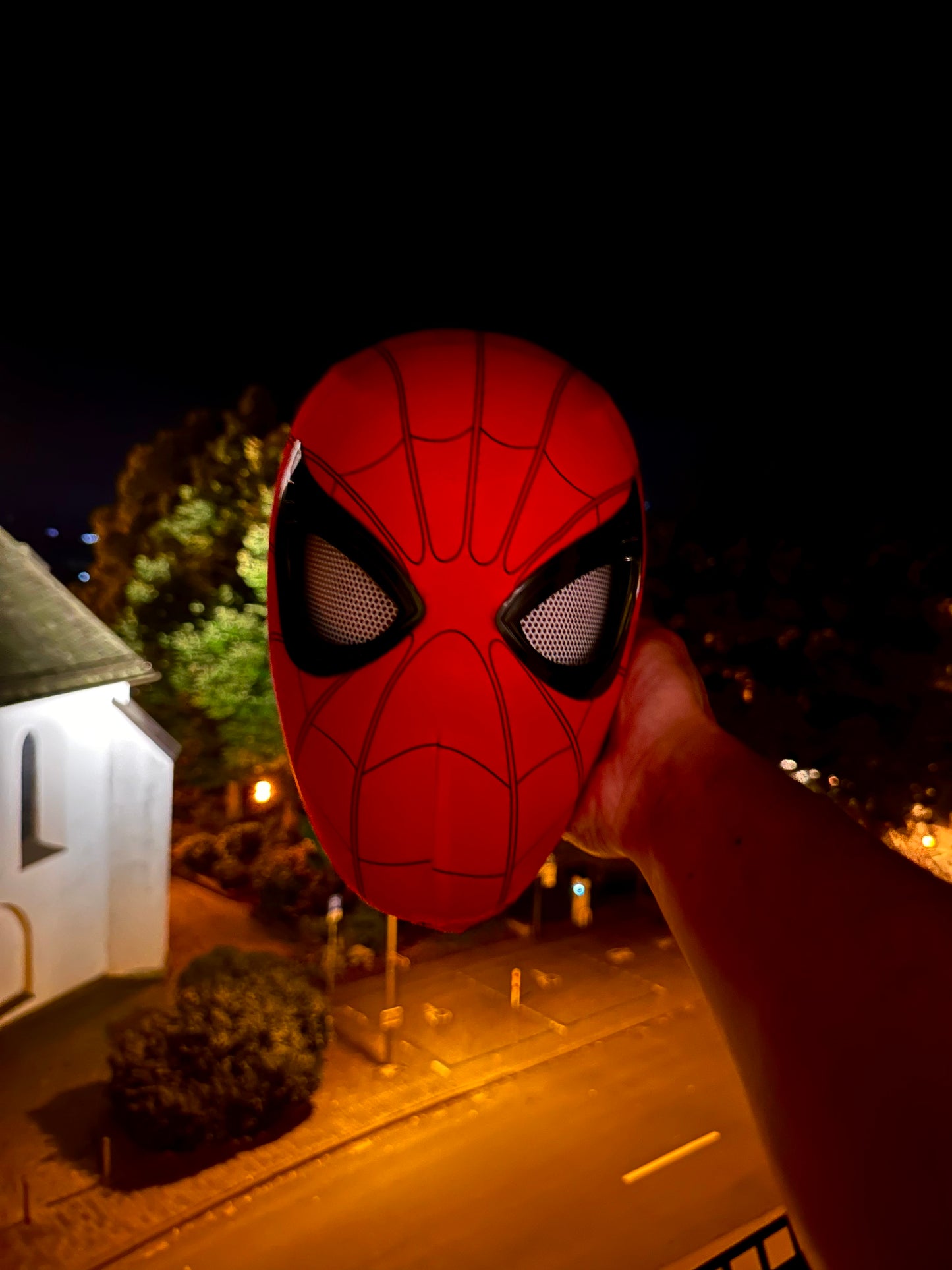 Electric Spidey Mask